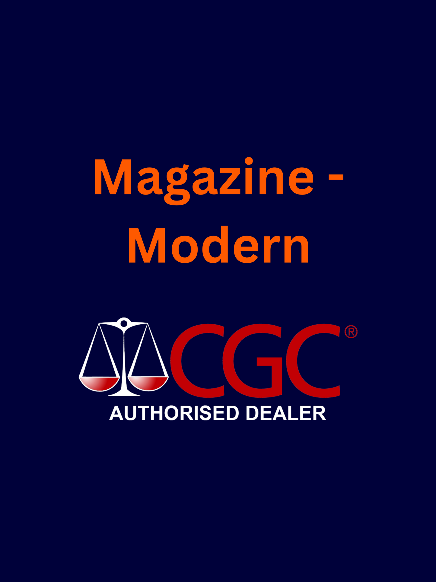 CGC Grading Slot - Modern Magazine