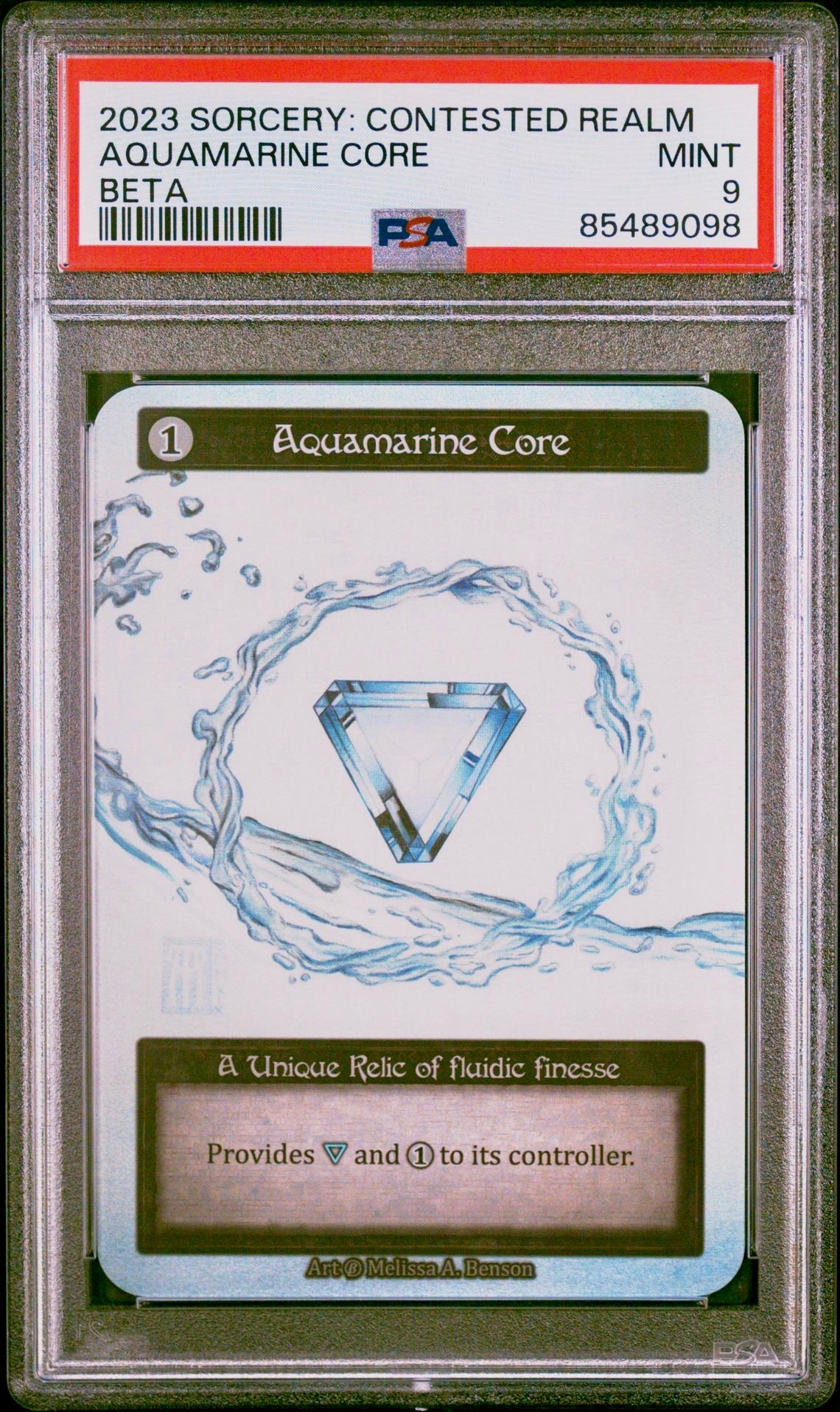 PSA 9 - Aquamarine Core (Unique) Beta - Sorcery