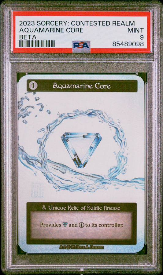 PSA 9 - Aquamarine Core (Unique) Beta - Sorcery