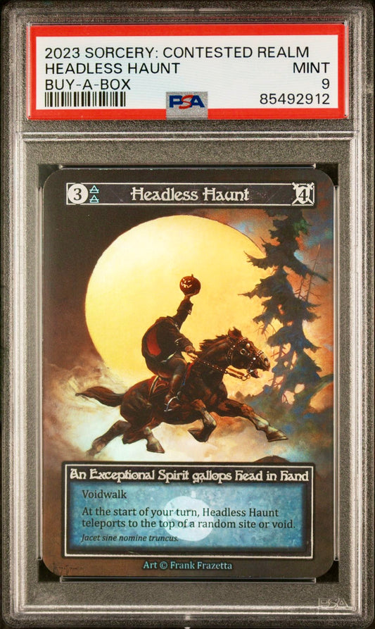 PSA 9 - Headless Haunt (Exceptional Foil) Buy-a-Box Promo Beta - Sorcery