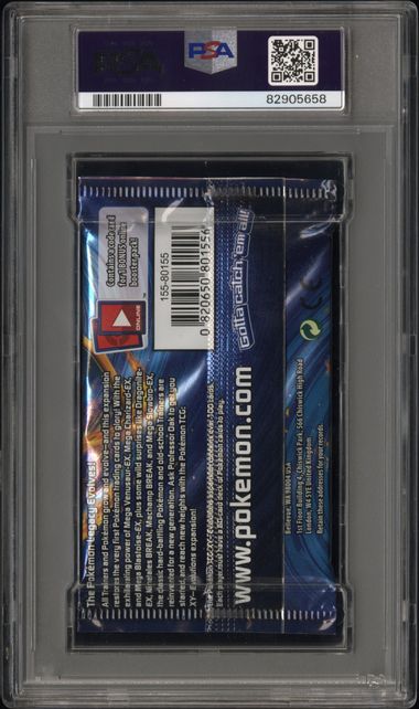 PSA 8 - XY Evolutions ART SET (4) Foil Pack - Pokemon