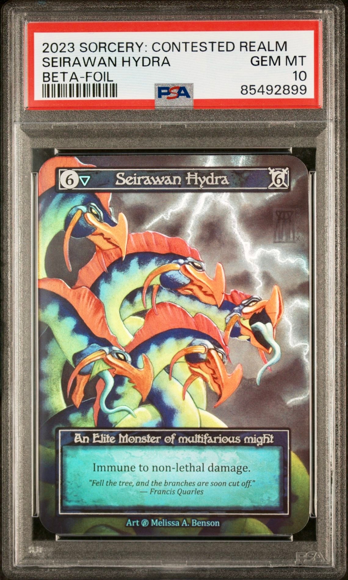 PSA 10 - Seirawan Hydra (Elite Foil) Beta - Sorcery