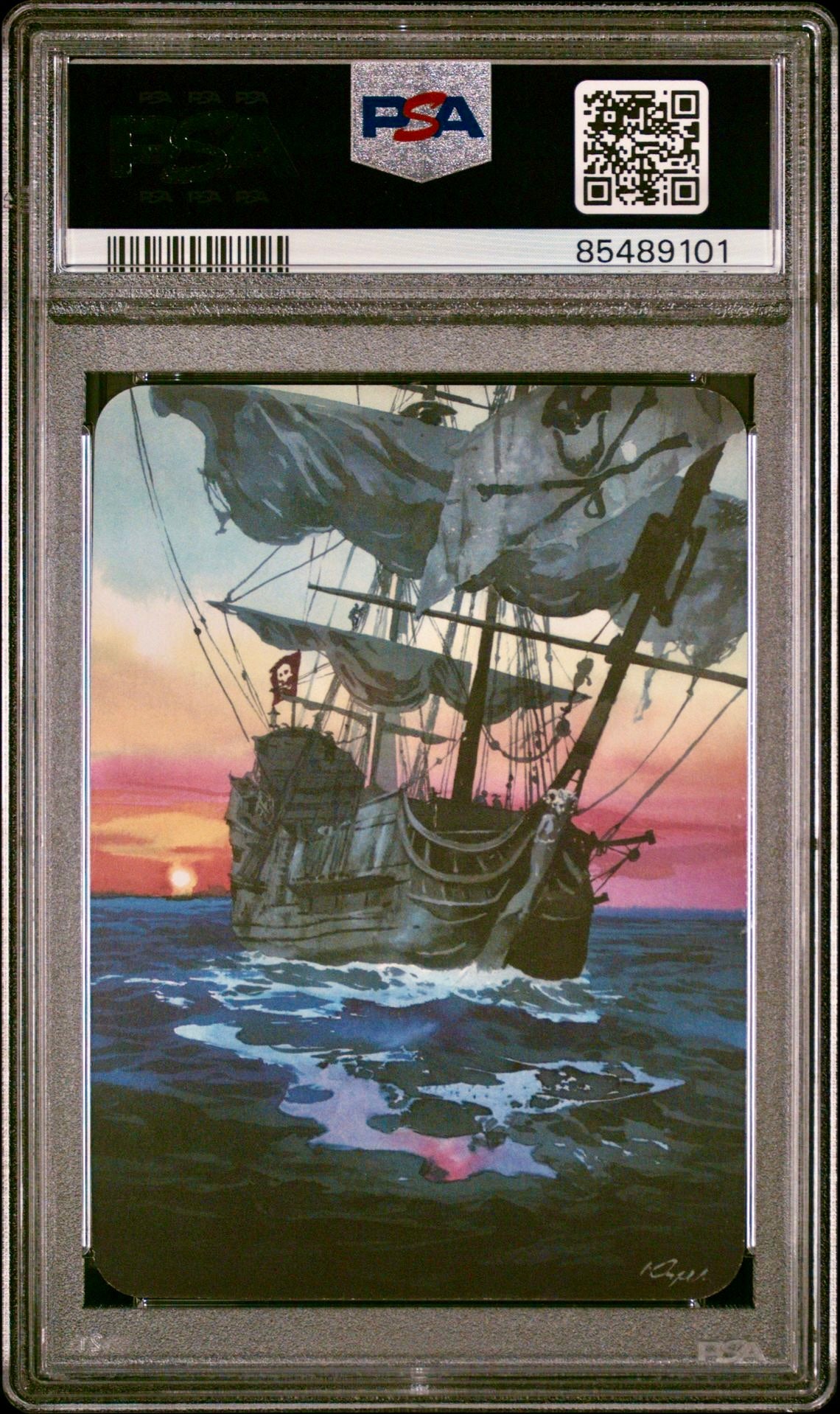 PSA 9 - Pirate Ship (Ordinary Foil) Beta - Sorcery