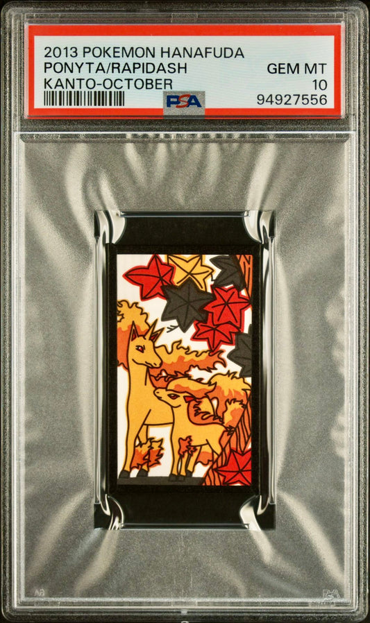 PSA 10 - Ponyta/Rapidash 2013 Hanafuda Kanto October - Pokemon