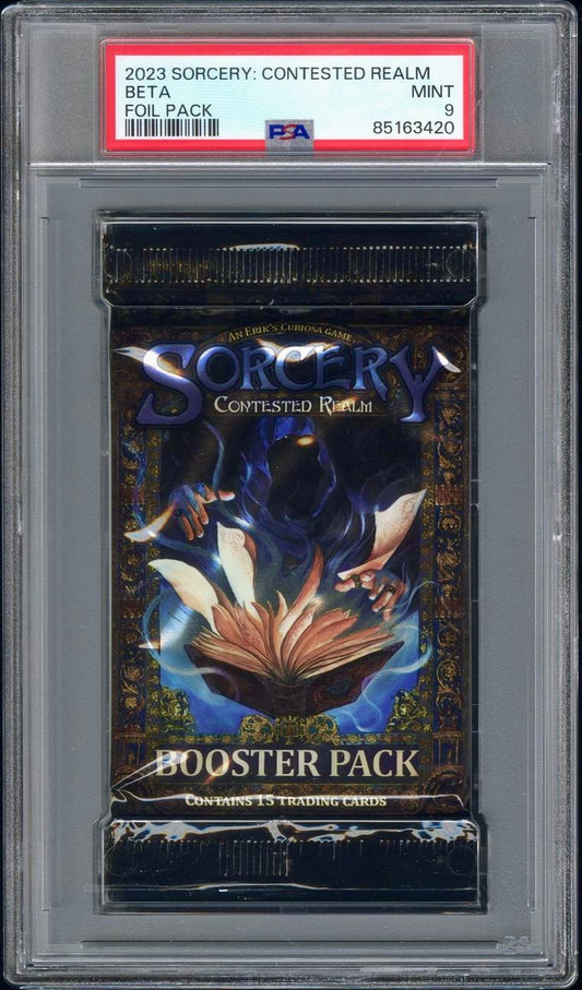 PSA 9 - Sorcery: Contested Realm Beta Foil Pack