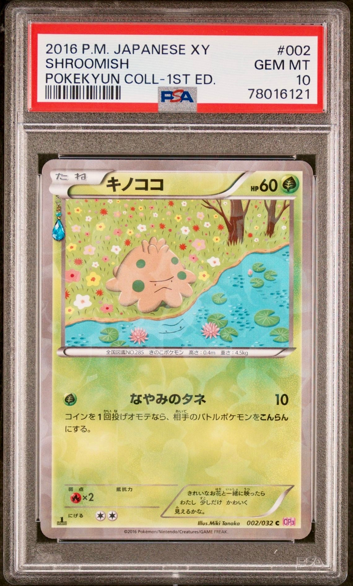PSA 10 - Shroomish 002/032 XY CP3 Pokekyun Collection 1st Ed - Pokemon