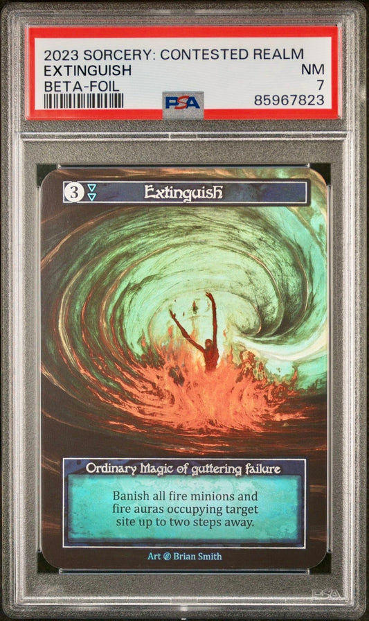 PSA 7 - Extinguish (Ordinary Foil) Beta - Sorcery