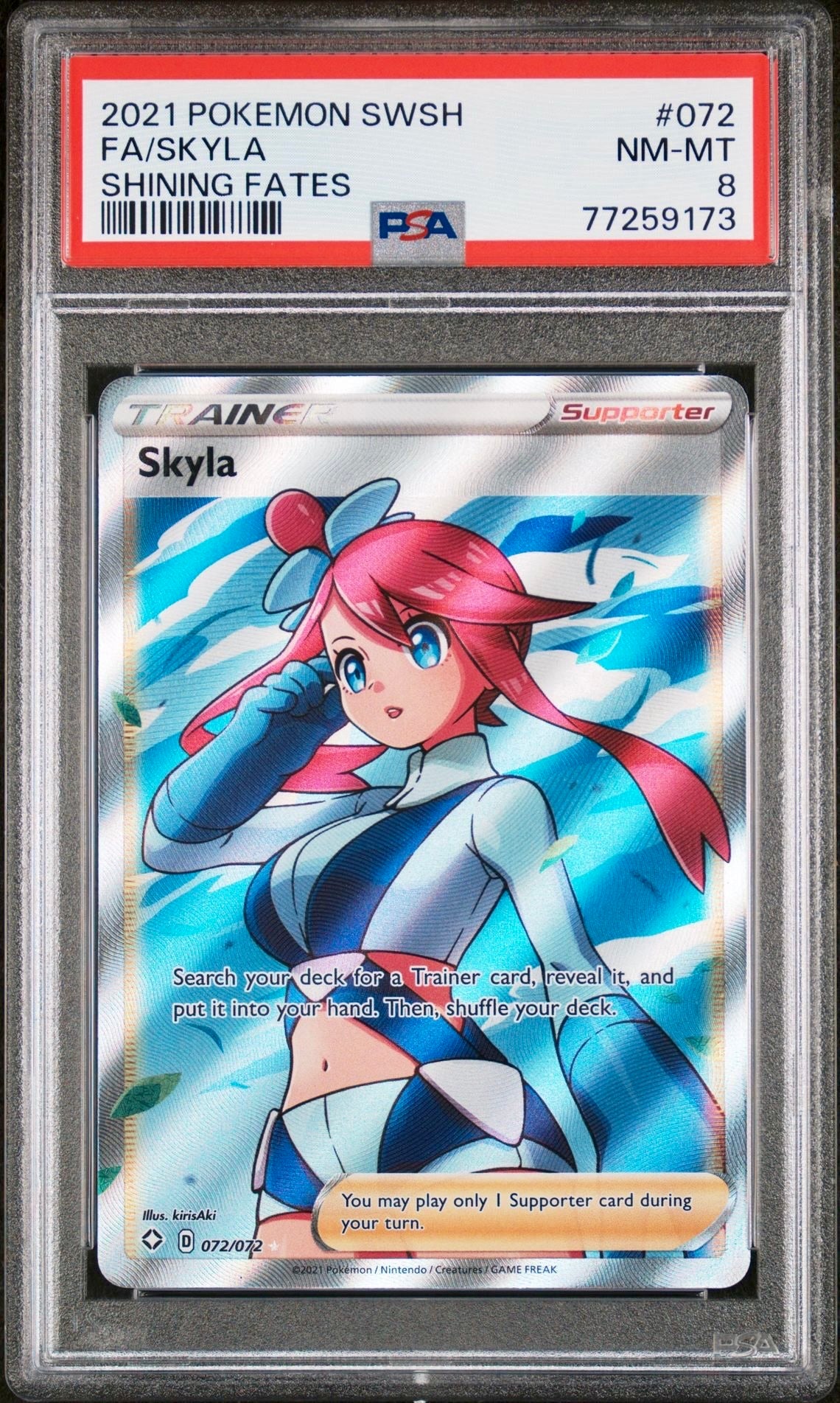 PSA 8 - Skyla 072/072 SWSH Shining Fates - Pokemon