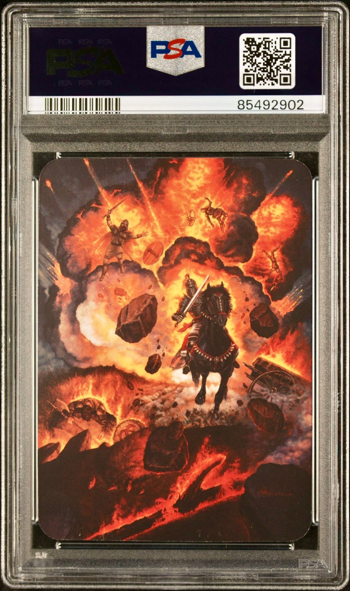 PSA 9 - Major Explosion (Elite Foil) Beta - Sorcery