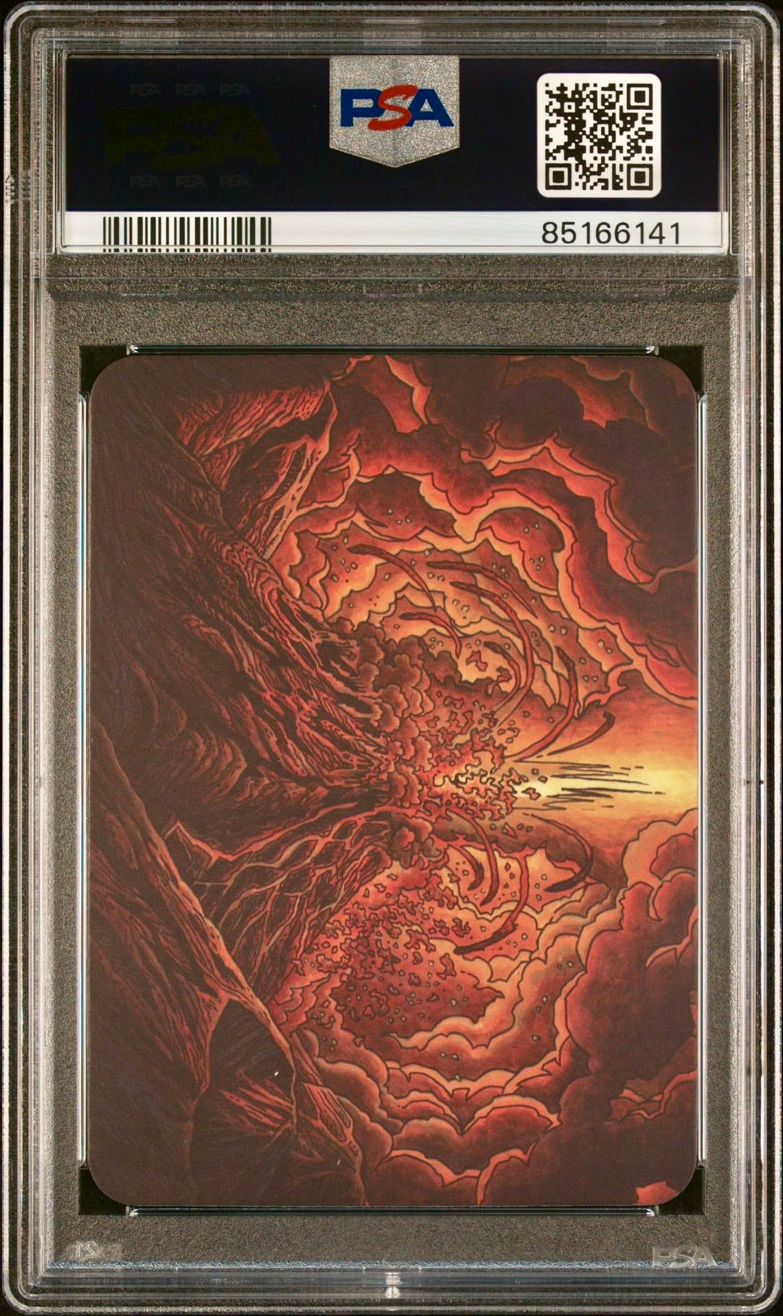 PSA 9 - Vesuvius (Unique Foil) Beta - Sorcery