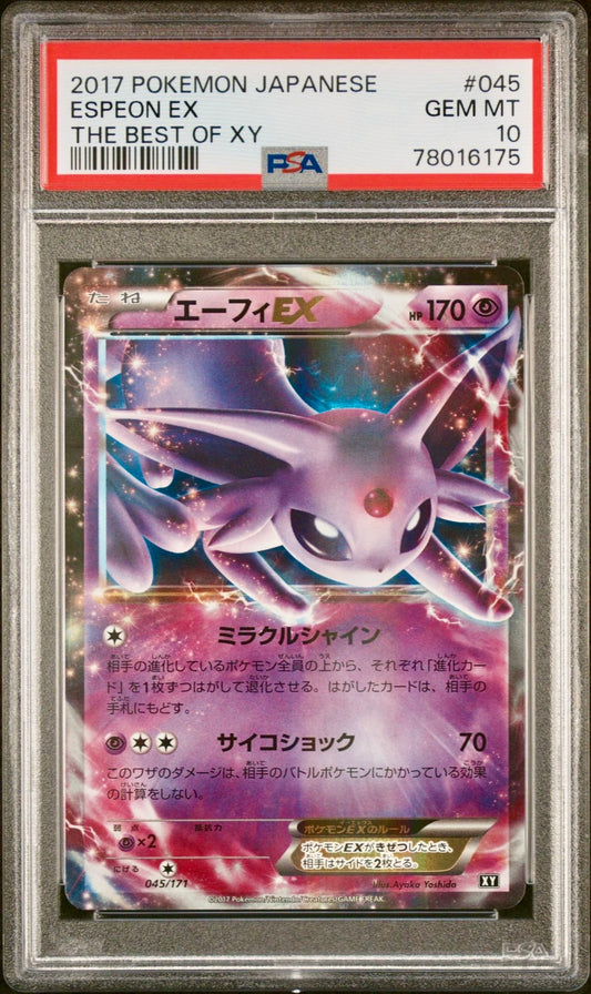 PSA 10 - Espeon EX 045/171 The Best of XY - Pokemon