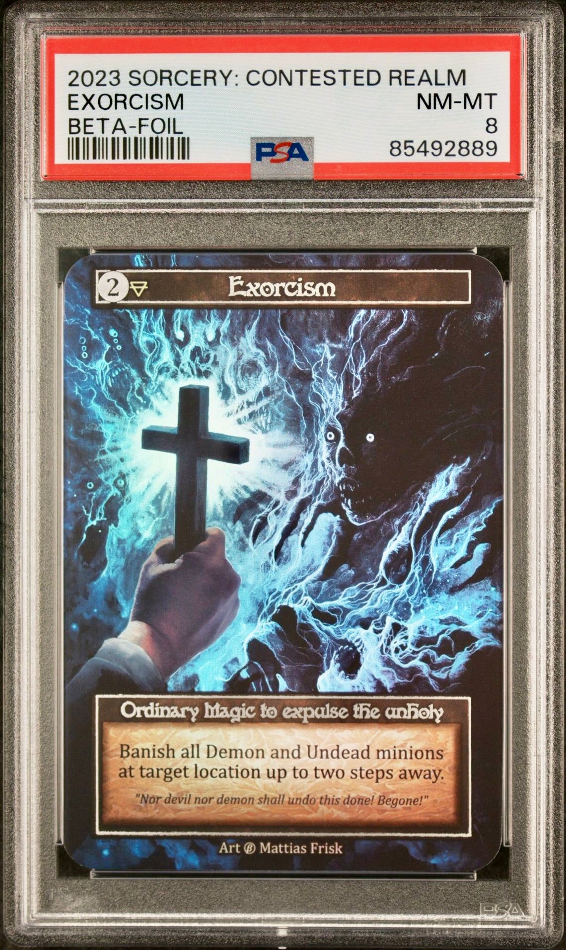 PSA 8 - Exorcism (Ordinary Foil) Beta - Sorcery