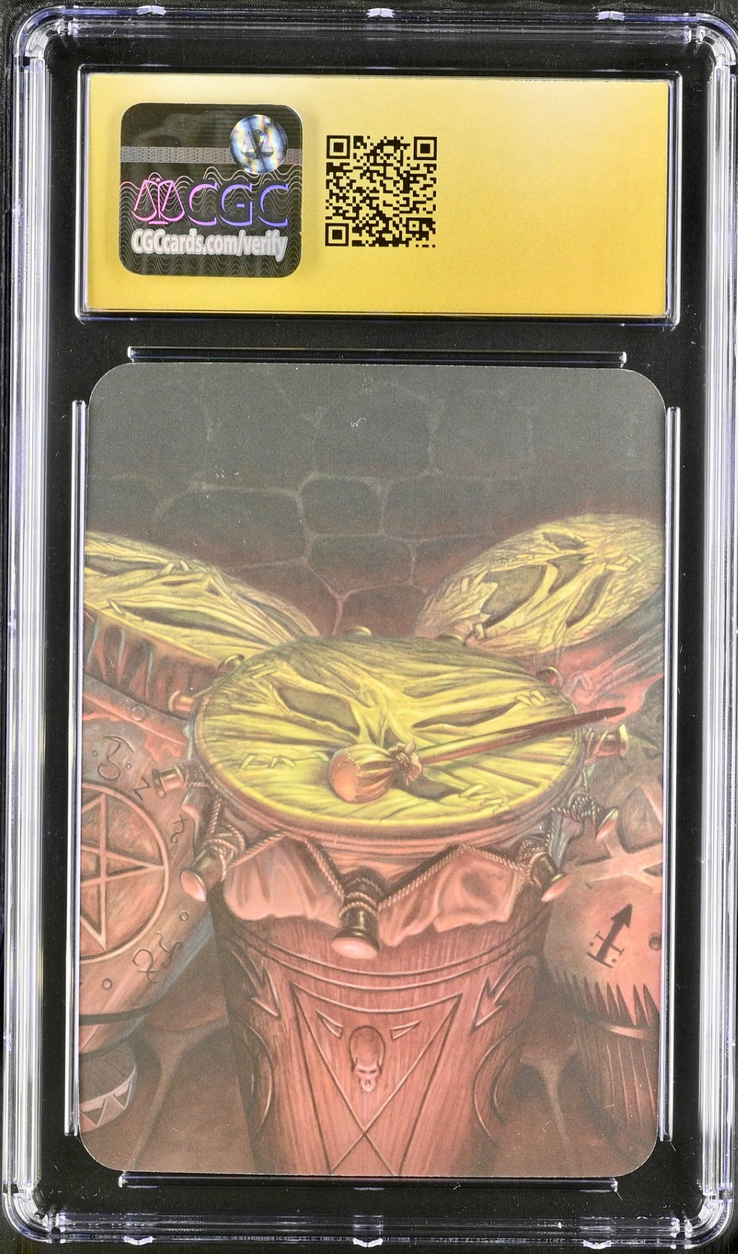 CGC 10 PRISTINE - Drums of Doom (Elite Foil) Beta - Sorcery