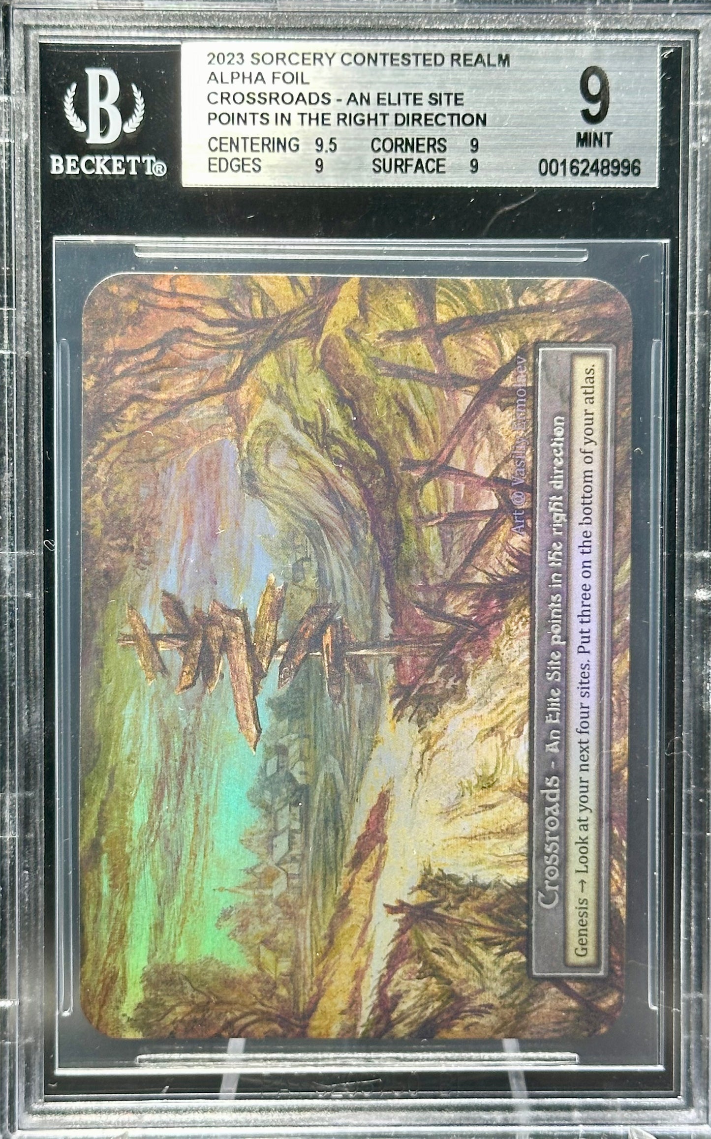 BGS 9 - Crossroads (Elite Foil) Alpha - Sorcery