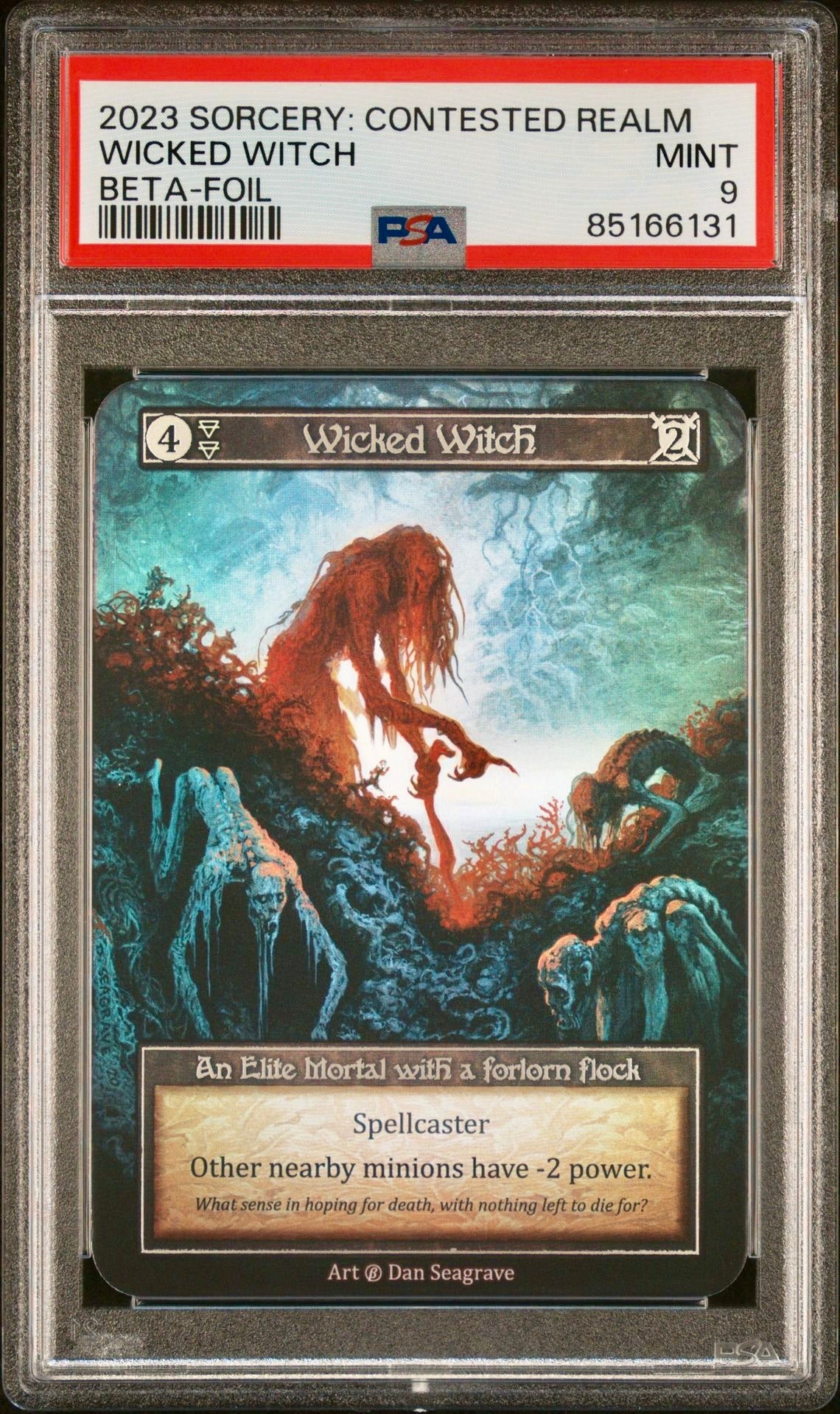 PSA 9 - Wicked Witch (Elite Foil) Beta - Sorcery