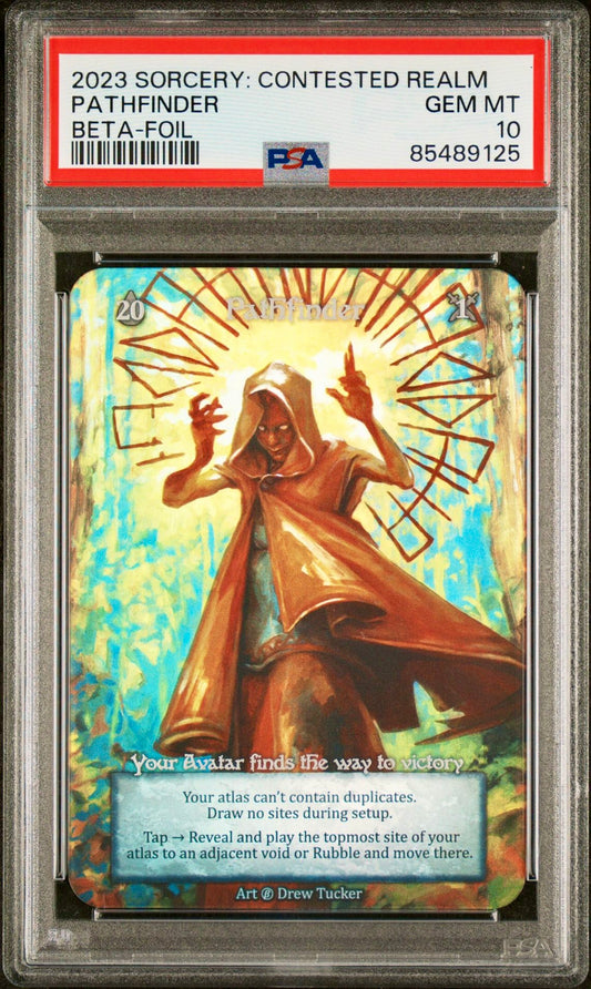 PSA 10 - Pathfinder Avatar (Unique Foil) Beta - Sorcery