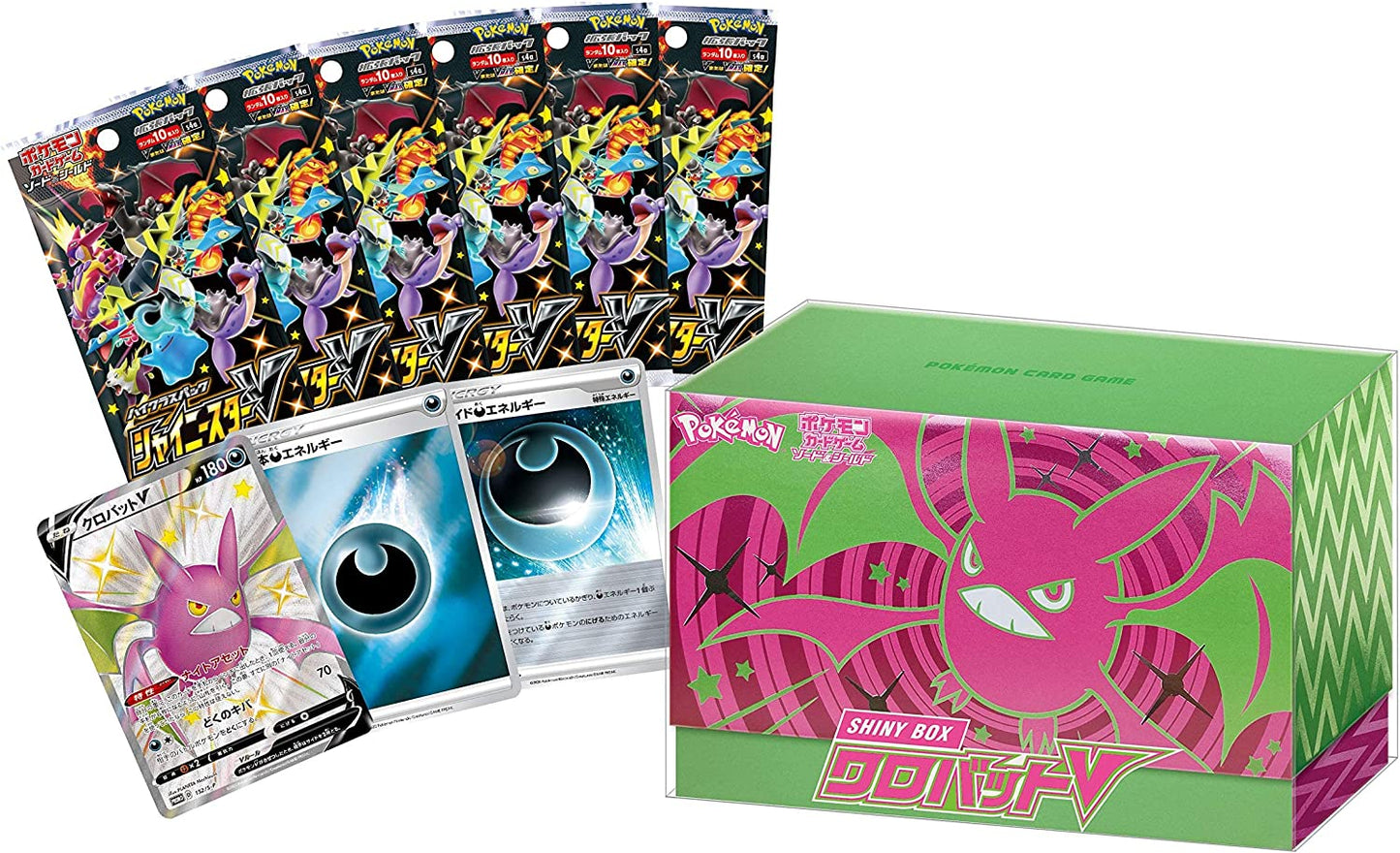 Sealed - Pokemon Sword & Shield Shiny Box Crobat V