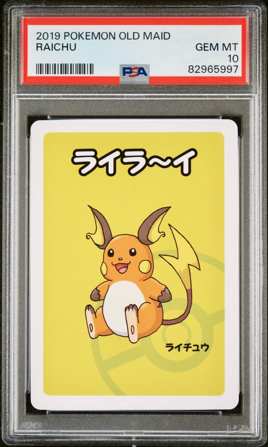 PSA 10 - Raichu Old Maid Deck - Pokemon