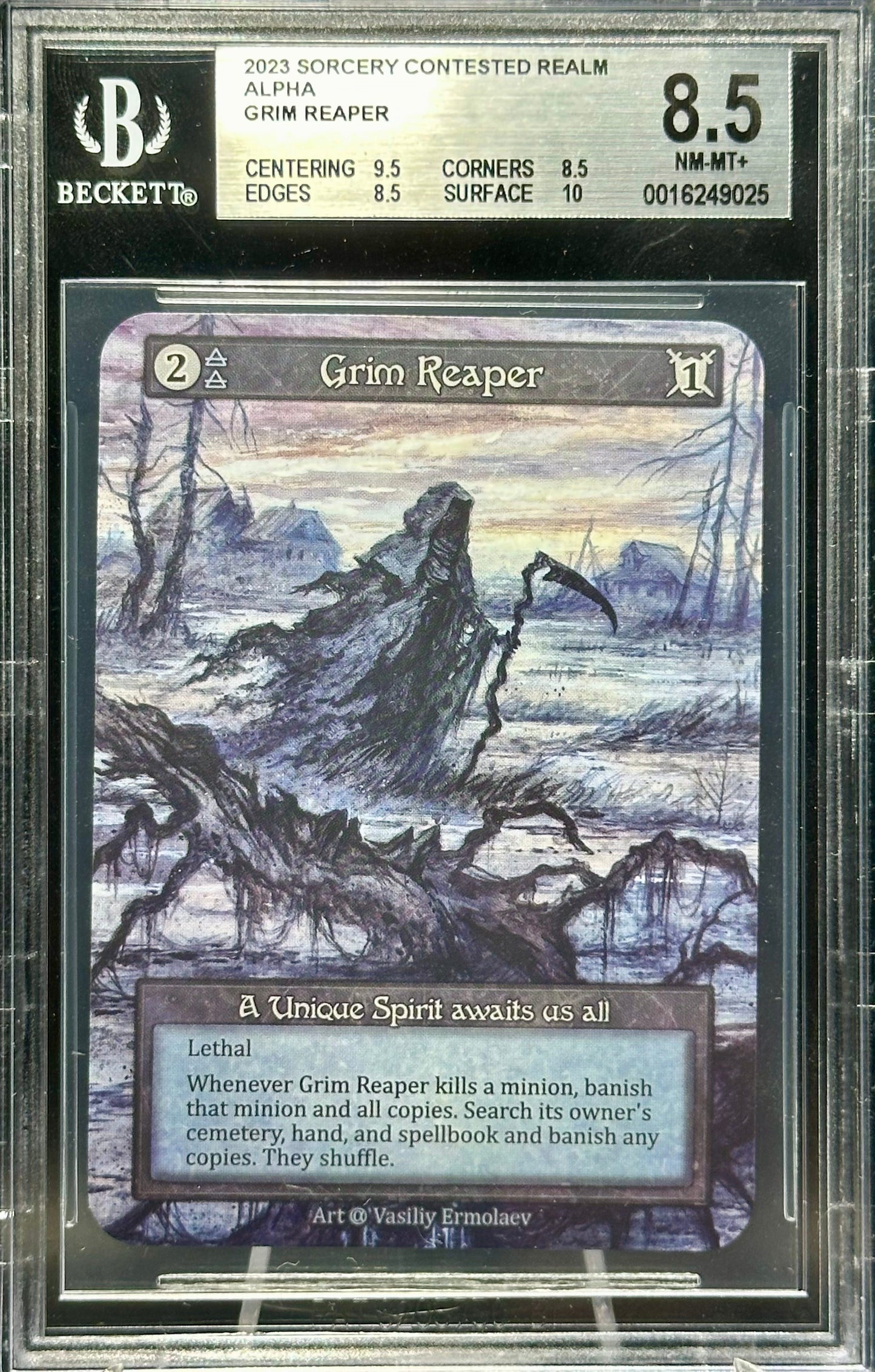 BGS 8.5 - Grim Reaper (Unique) Alpha - Sorcery