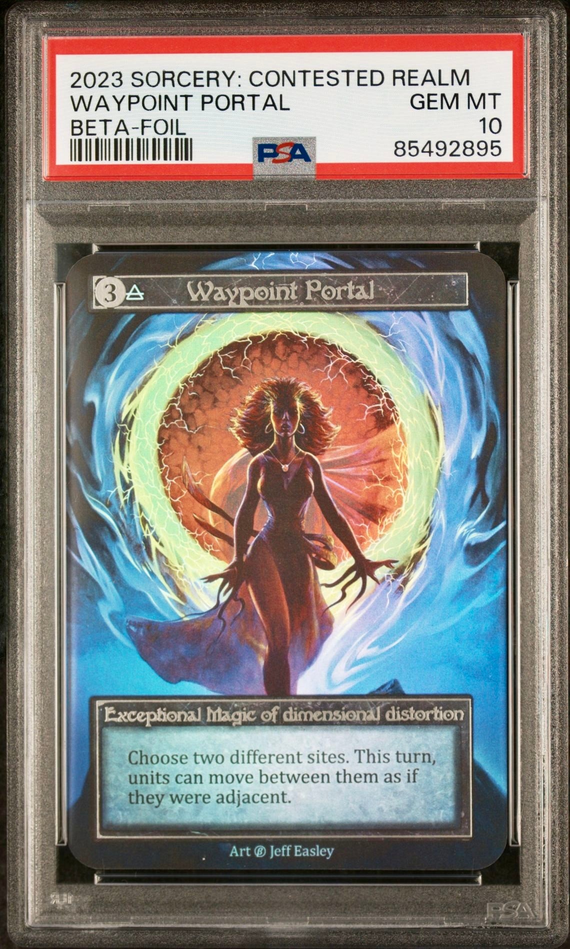 PSA 10 - Waypoint Portal (Exceptional Foil) Beta - Sorcery