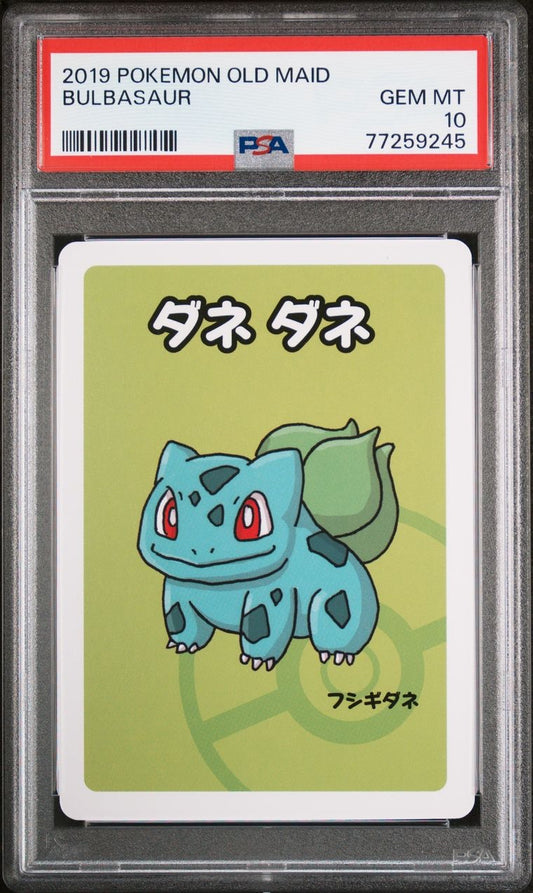 PSA 10 - Bulbasaur Old Maid Deck - Pokemon