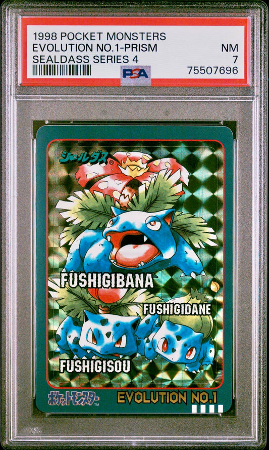 PSA 7 - Evolution #1 Prism Pocket Monsters Sealdass Series 4 - Pokemon