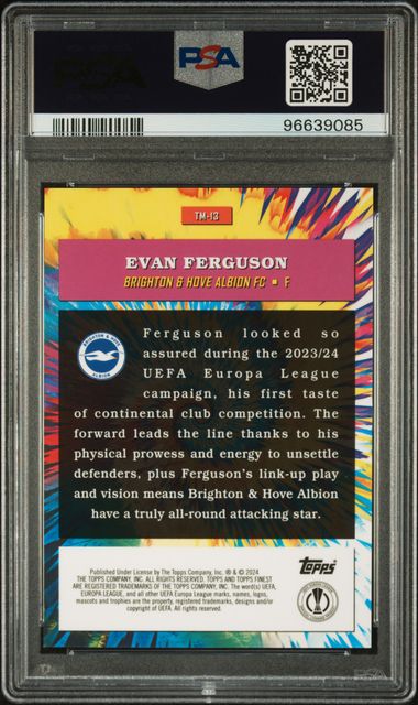 PSA 10 - Evan Ferguson 2023-24 The Man #TM13