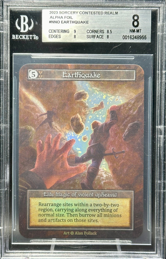 BGS 8 - Earthquake (Elite Foil) Alpha - Sorcery