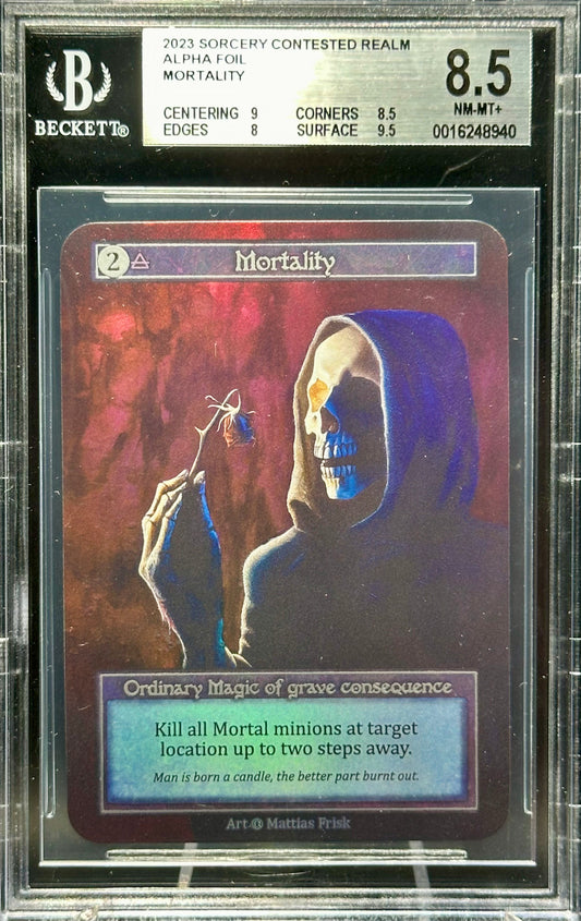 BGS 8.5 - Mortality (Ordinary Foil) Alpha - Sorcery