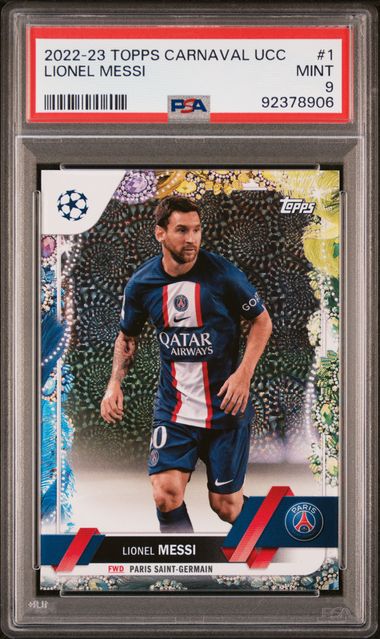 PSA 9 - Lionel Messi 2022-23 Topps Carnaval #1 - Football