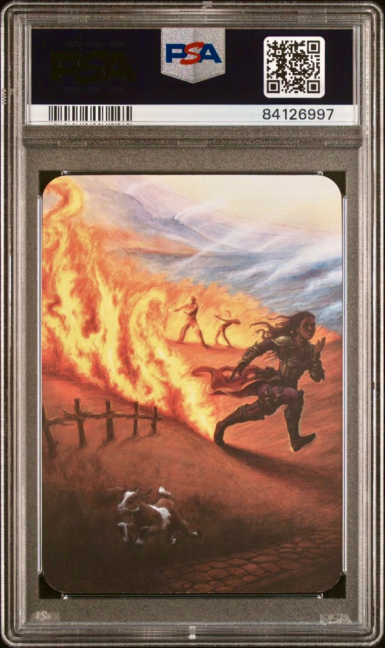 PSA 9 - Blaze (Exceptional Foil) Beta - Sorcery