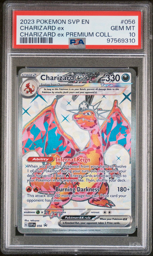 PSA 10 - Charizard ex SVP056 Premium Collection Promo - Pokemon