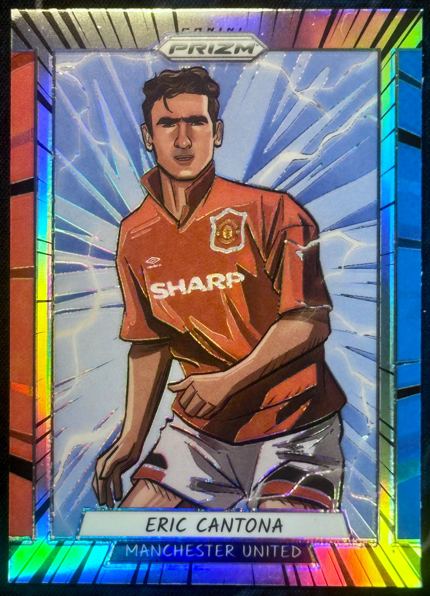 Eric Cantona 2023-24 Prizm P/L Manga #30 - Football [NM}