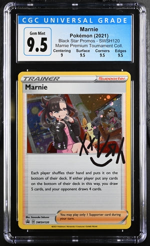 CGC 9.5 - Pokemon - Marnie - Black Star Promo - SWSH120