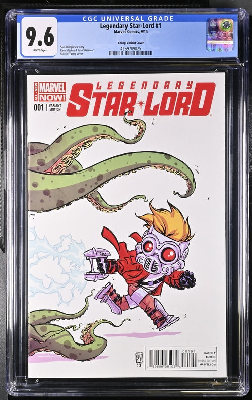 CGC 9.6 - Legendary Star-Lord - 9/14 - Young Variant Cover - Comic