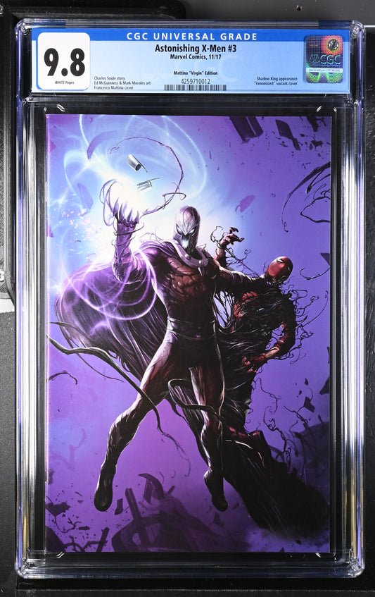 CGC 9.8 - Astonishing X-Men #3 - 11/17 - Mattina Virgin Edition - Venomized - Comic