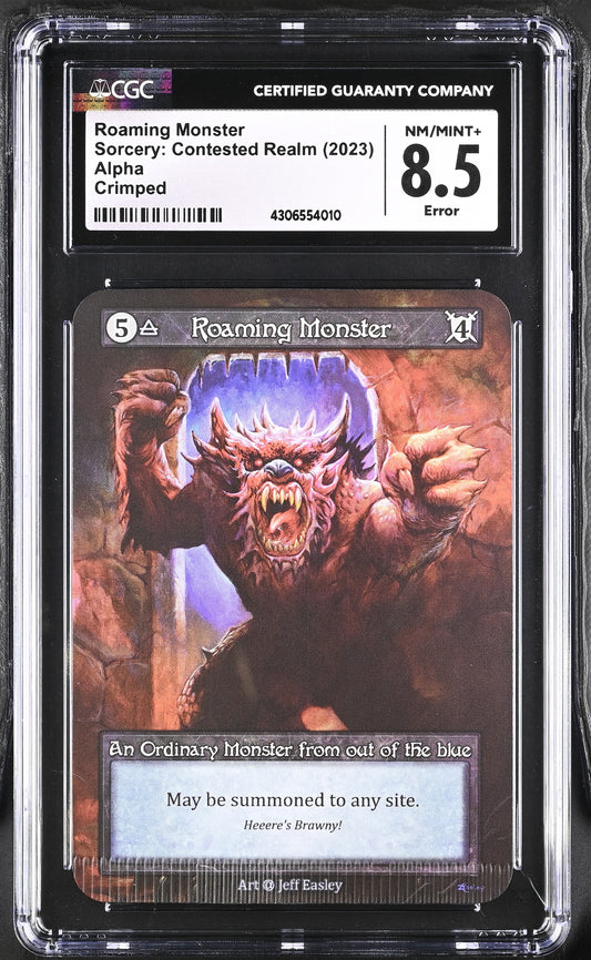 CGC 8.5 - Roaming Monster ERROR (Ordinary) Alpha - Sorcery