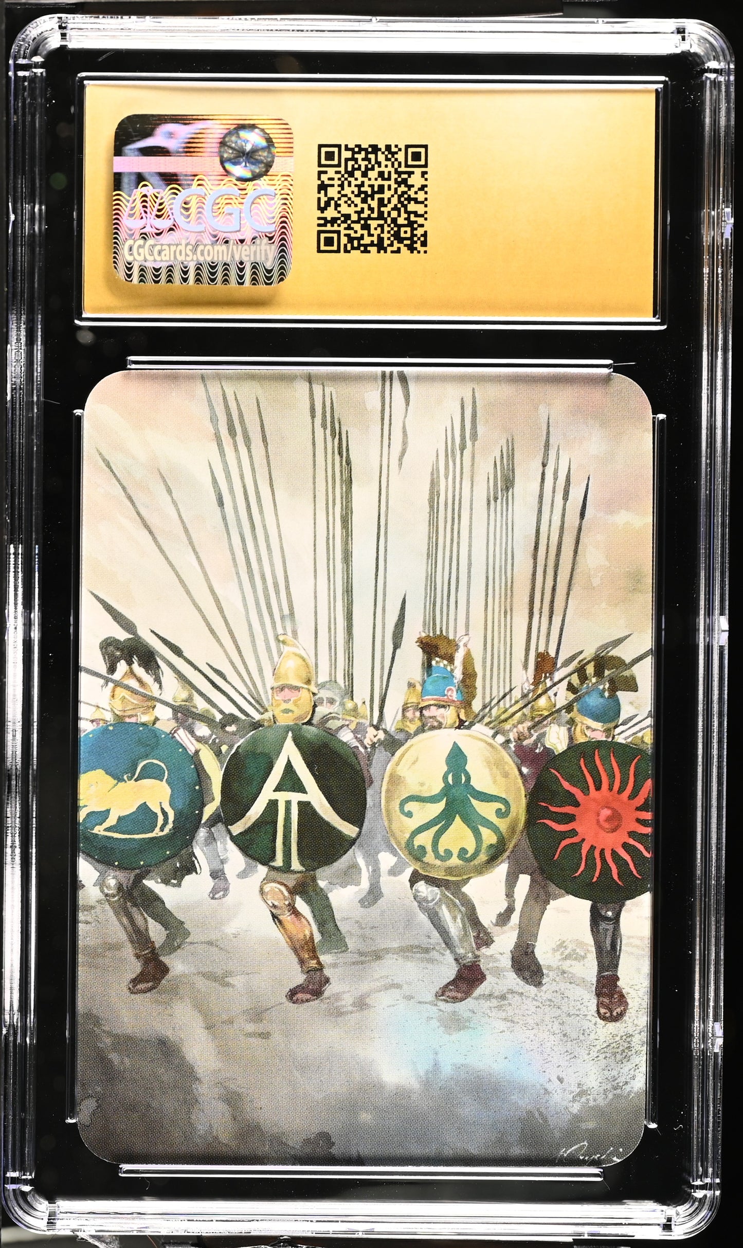 CGC 10 PRISTINE - Dalcean Phalanx (Exceptional Foil) Alpha - Sorcery