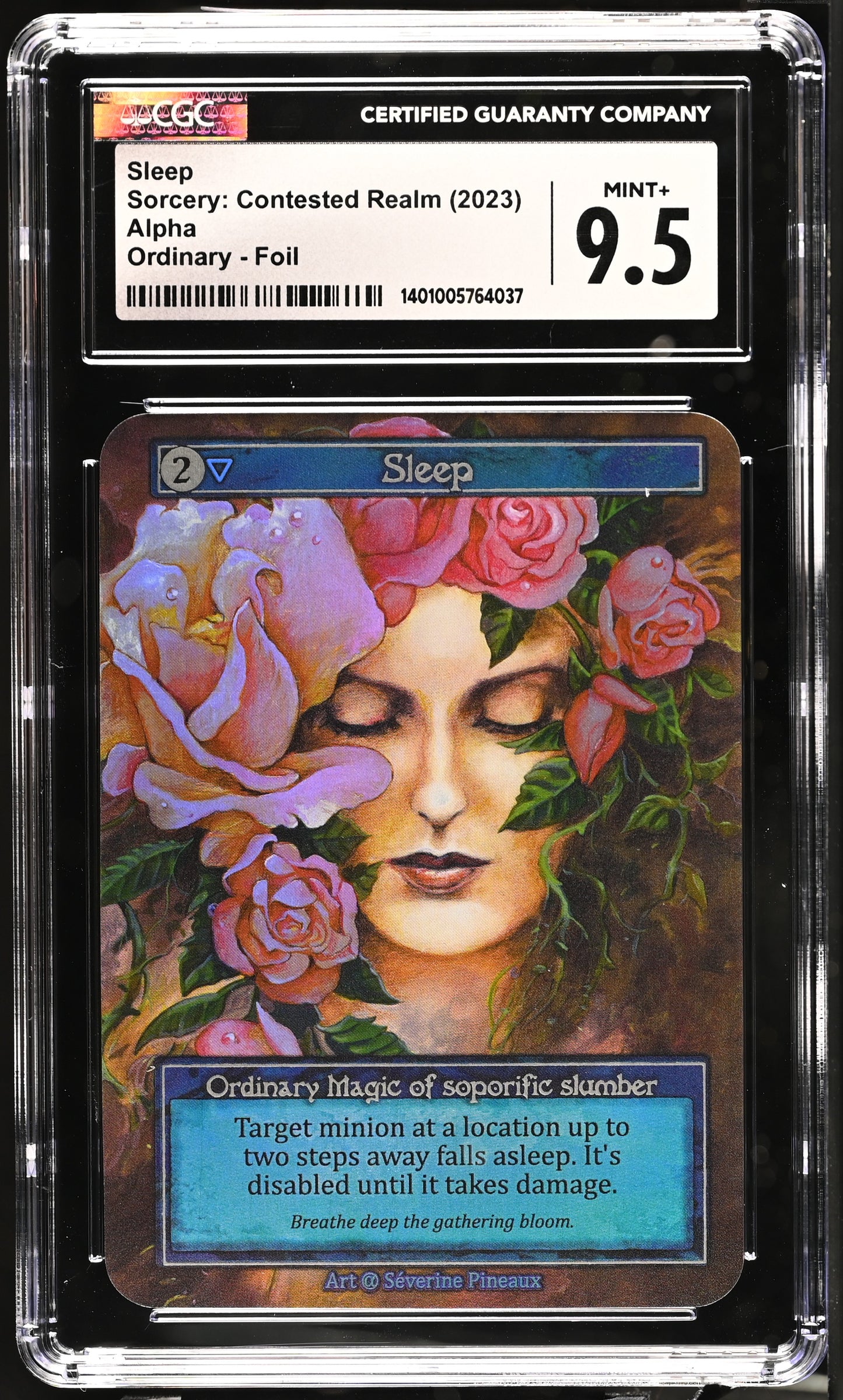 CGC 9.5 - Sleep (Ordinary Foil) Alpha - Sorcery