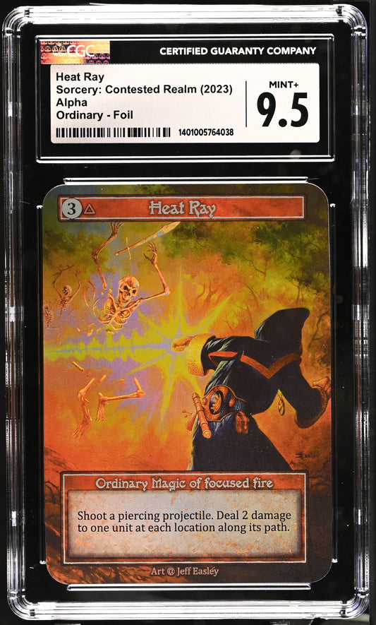 CGC 9.5 - Heat Ray (Ordinary Foil) Alpha - Sorcery