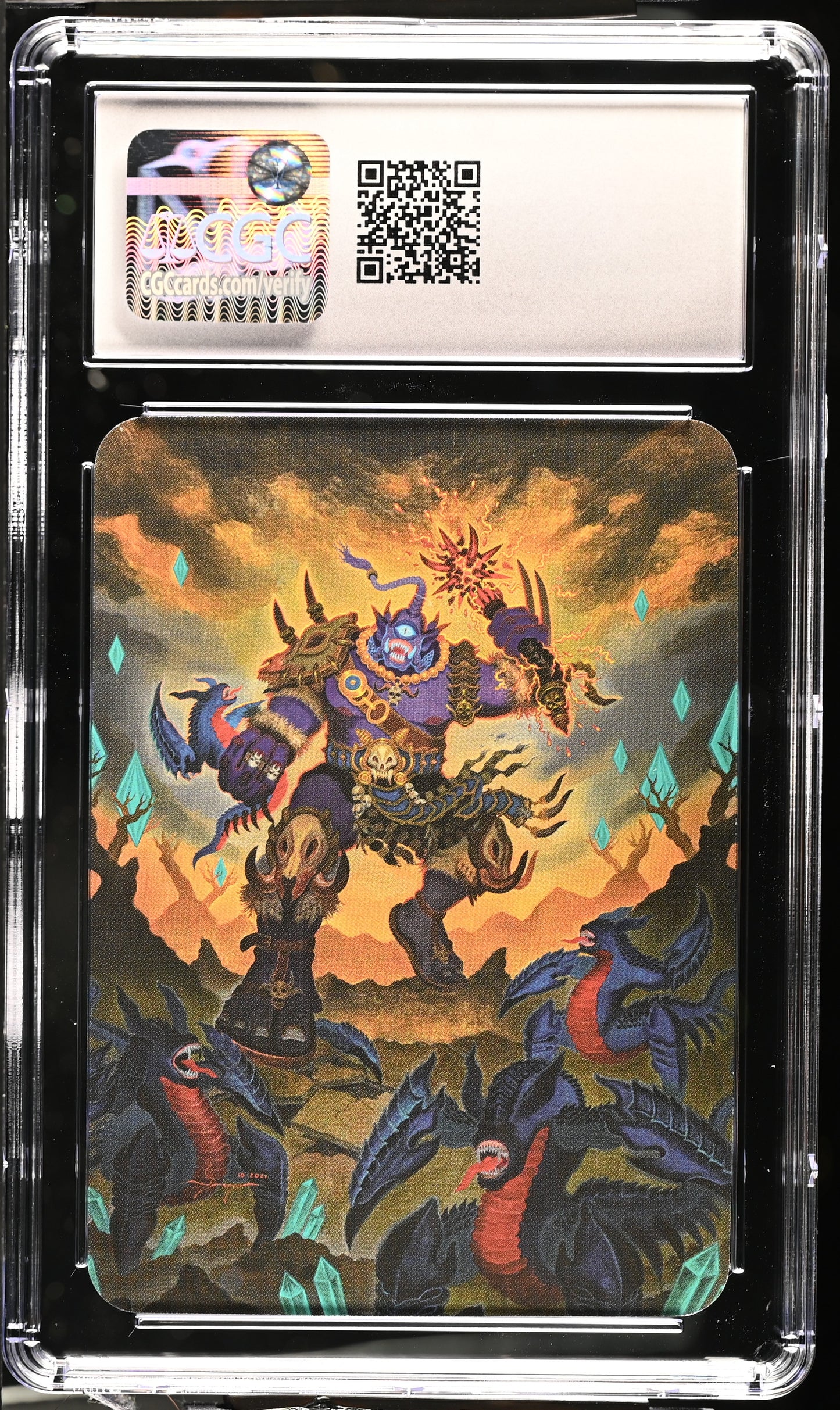 CGC 10 GEM MINT - Escyllion Cyclops (Exceptional Foil) Alpha - Sorcery