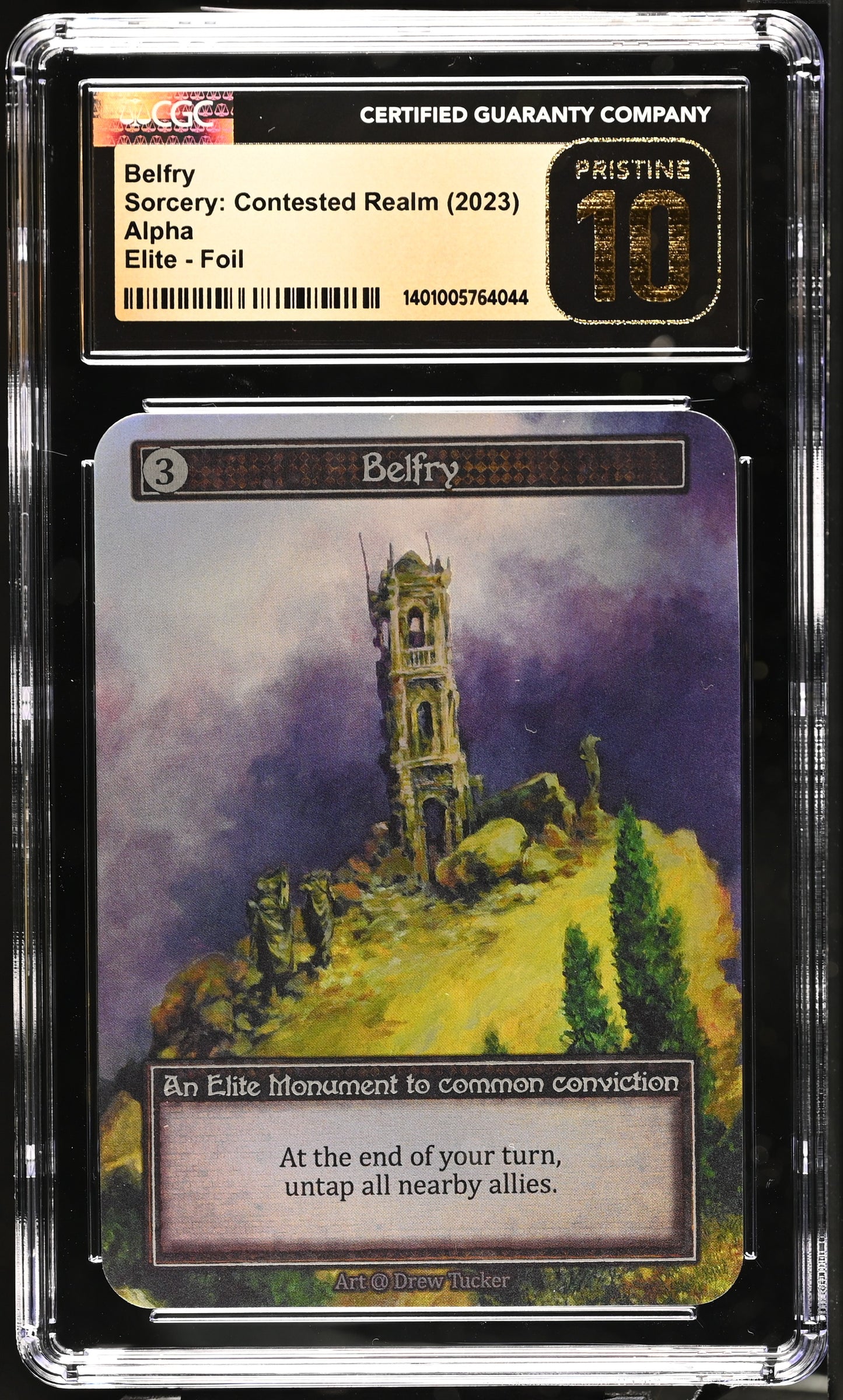 CGC 10 PRISTINE - Belfry (Elite Foil) Alpha - Sorcery