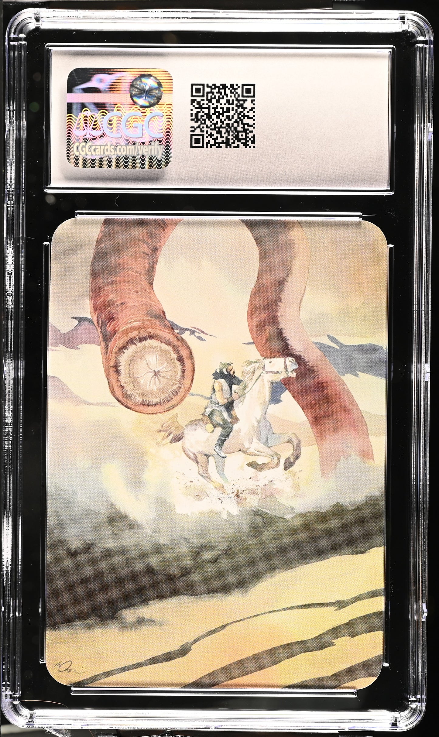 CGC 10 GEM MINT - Sand Worm (Ordinary Foil) Alpha - Sorcery