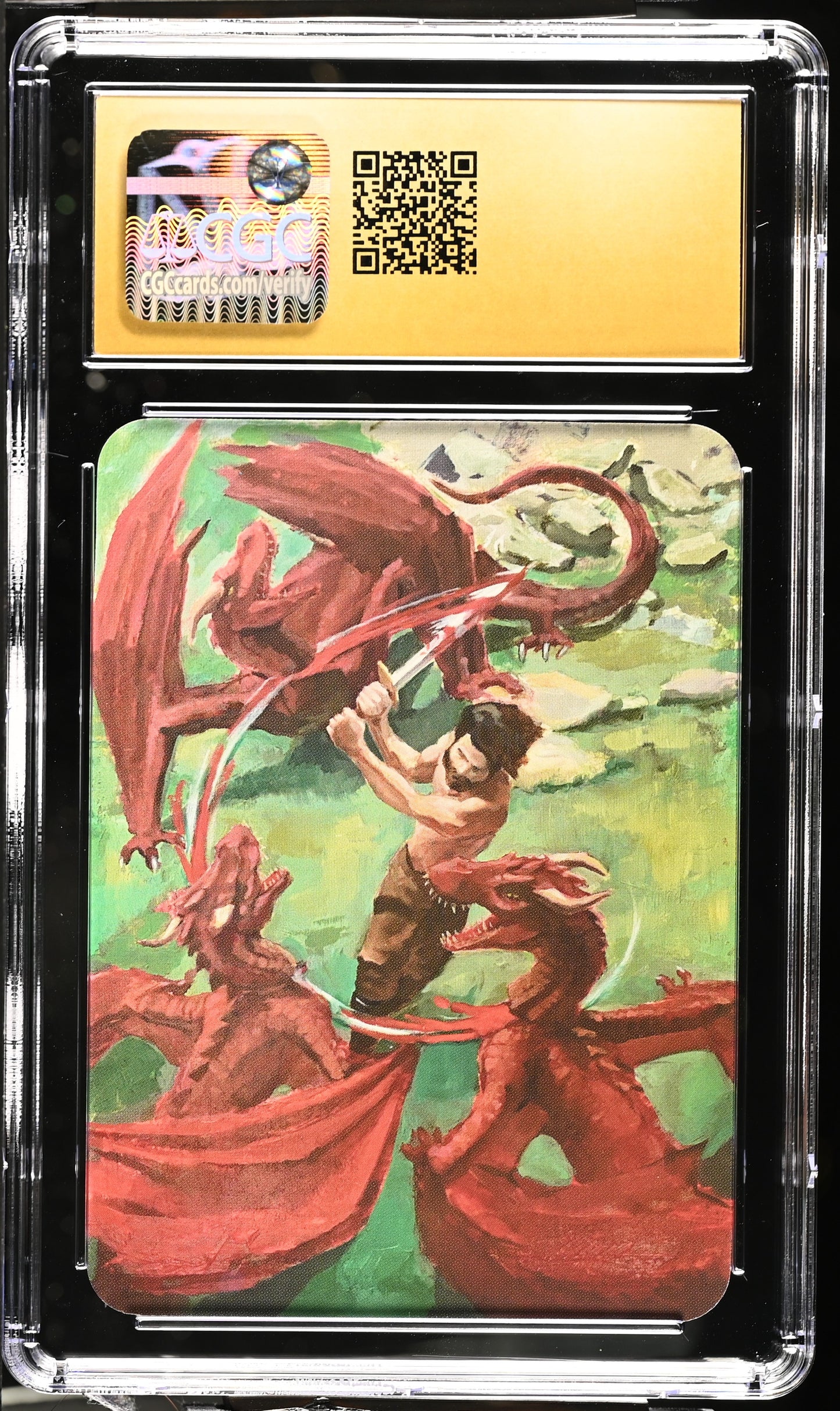 CGC 10 PRISTINE - Spin Attack (Ordinary Foil) Alpha - Sorcery