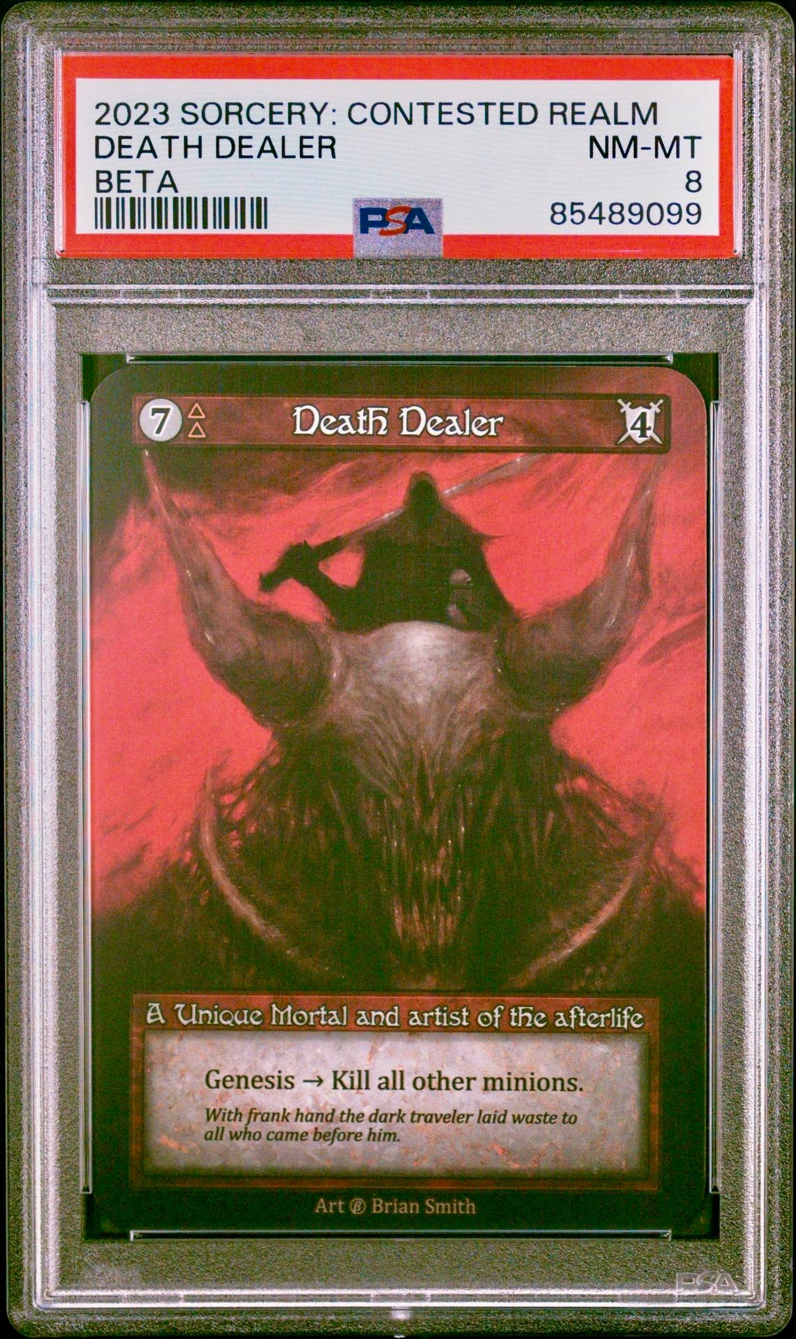 PSA 8 - Death Dealer (Unique) Beta - Sorcery