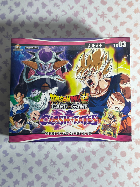 Dragon Ball Super TCG: Clash of Fates Booster Box - Sealed