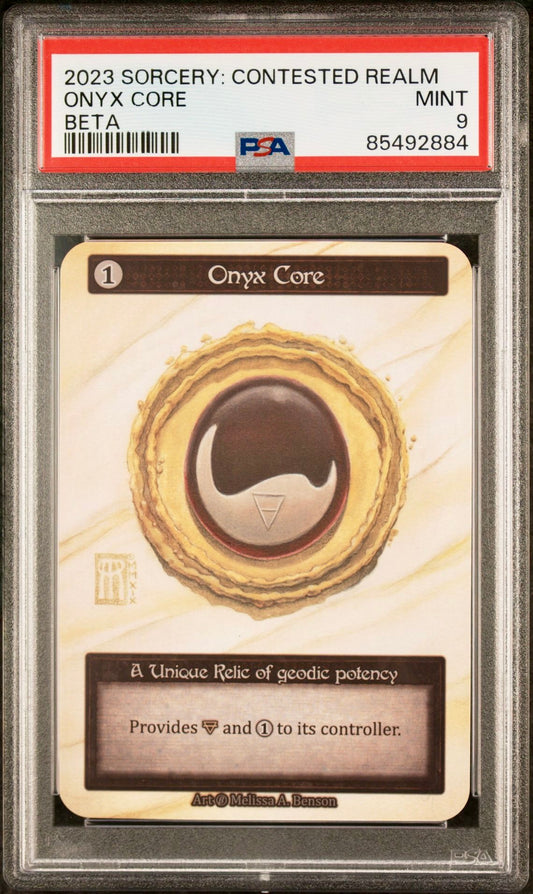 PSA 9 - Onyx Core (Unique) Beta - Sorcery