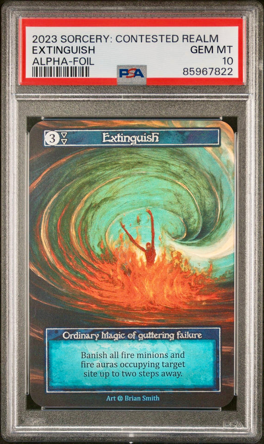 PSA 10 - Extinguish (Ordinary Foil) Alpha - Sorcery