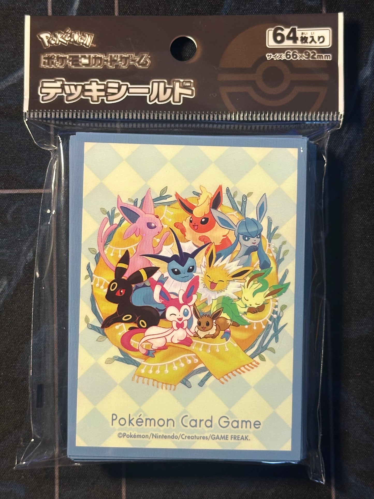 Pokemon Center Japan Exclusive Eeveelutions 64 Sleeves SEALED - Accessories