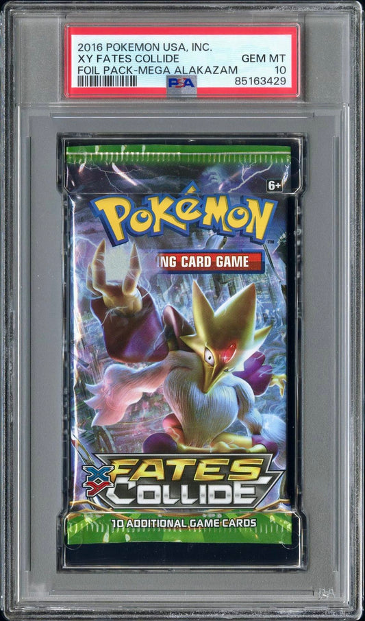 PSA 10 - M Alakazam XY Fates Collide Foil Pack - Pokemon